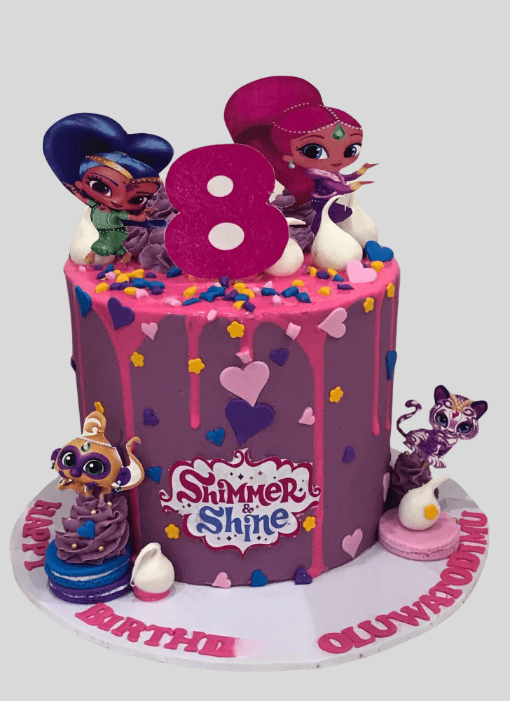 Pretty Shimmer and Shine Cake