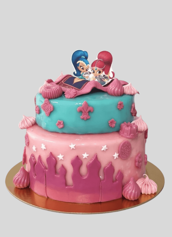 Wonderful Shimmer and Shine Cake Design