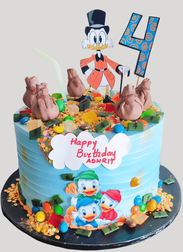 Comely Duck Tales Cake