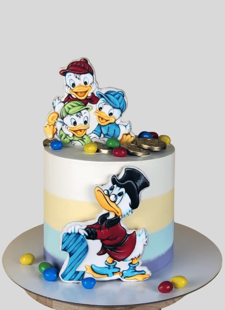Dazzling Duck Tales Cake