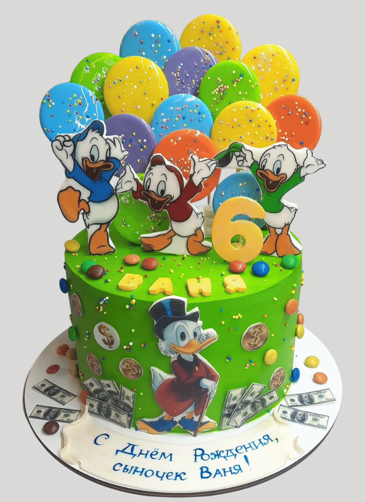 Enthralling Duck Tales Cake