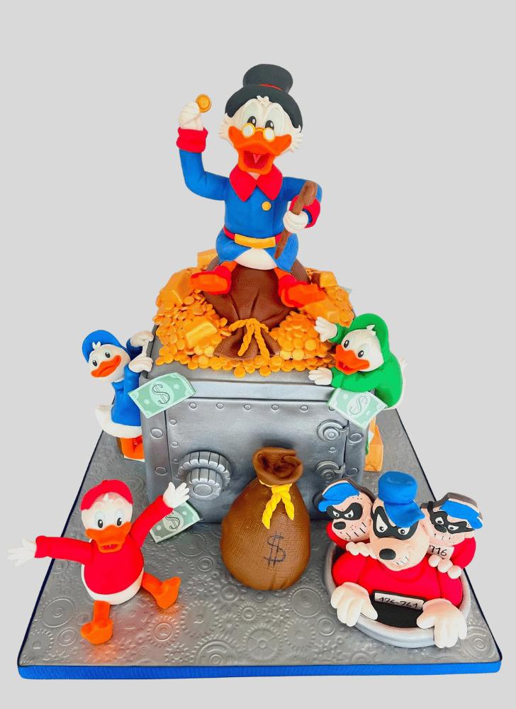 Inviting Duck Tales Cake