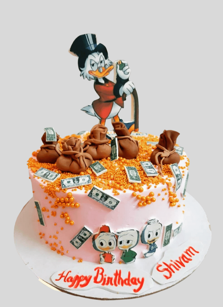 Resplendent Duck Tales Cake