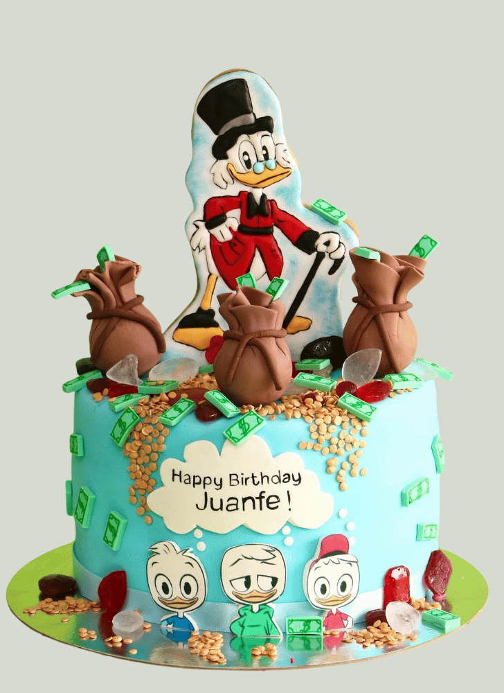 Slightly Duck Tales Cake