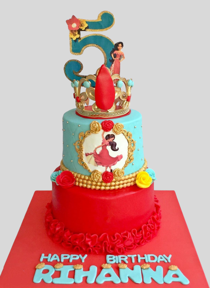 Admirable Elena Avalor Cake Design