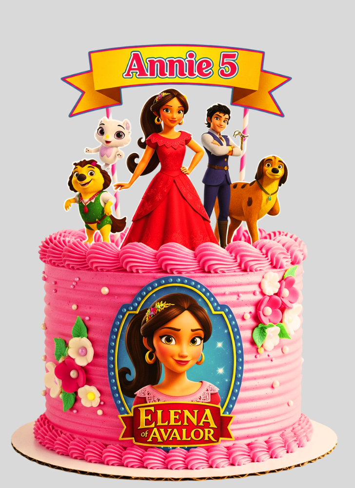 Charming Elena Avalor Cake