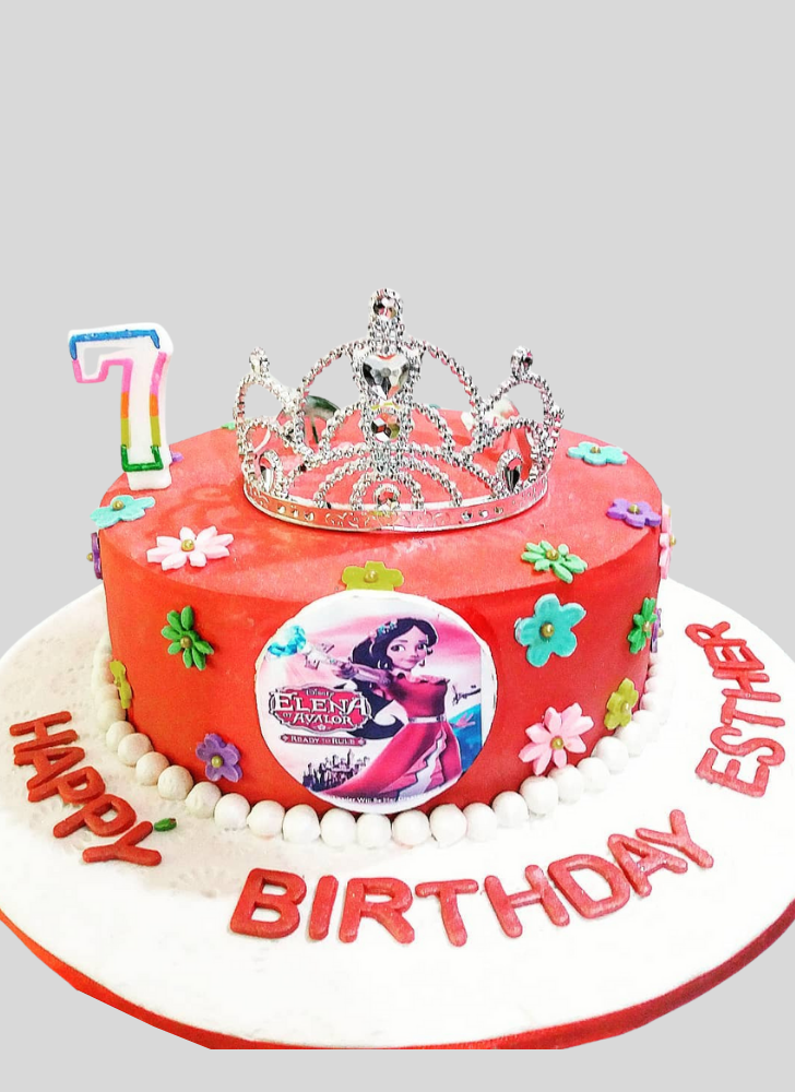 Delicate Elena Avalor Cake