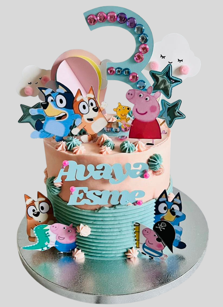 Admirable Peppa Cake Design