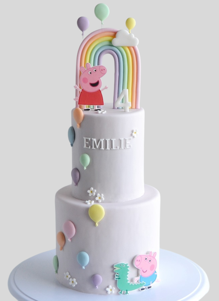 Charming Peppa Cake