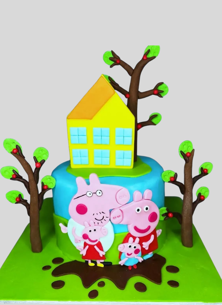 Fascinating Peppa Cake