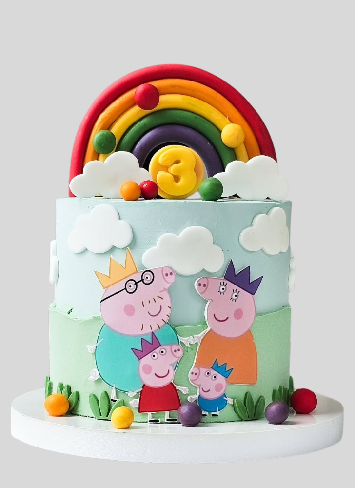 Handsome Peppa Cake