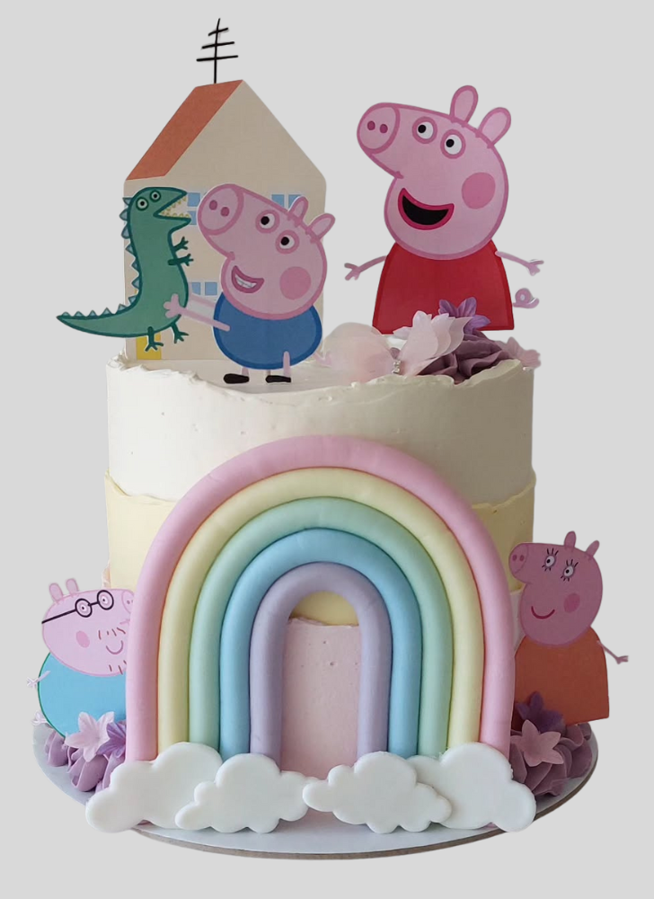 Lovely Peppa Cake Design