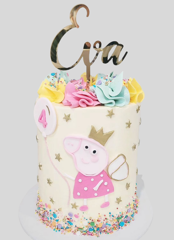 Resplendent Peppa Cake