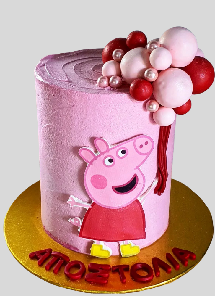 Shapely Peppa Cake