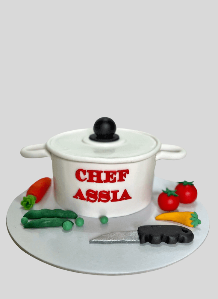 Appealing Chef Cake