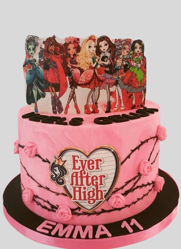 Comely Ever After High Cake
