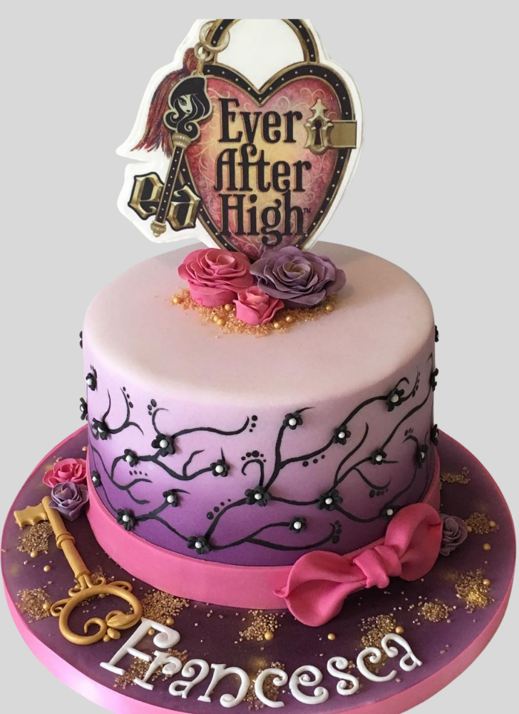 Delicate Ever After High Cake