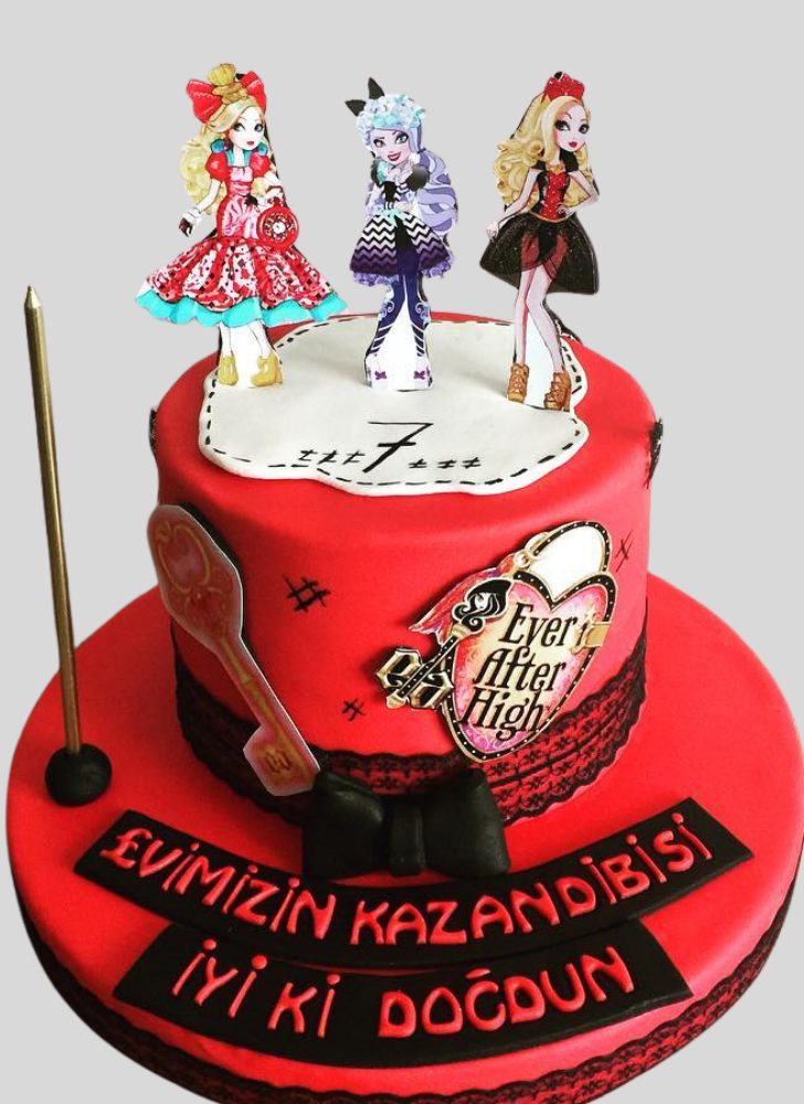 Gorgeous Ever After High Cake