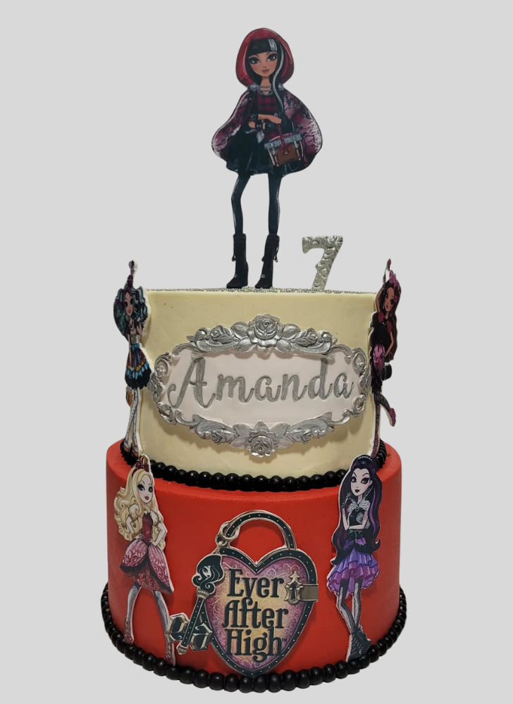 Pretty Ever After High Cake