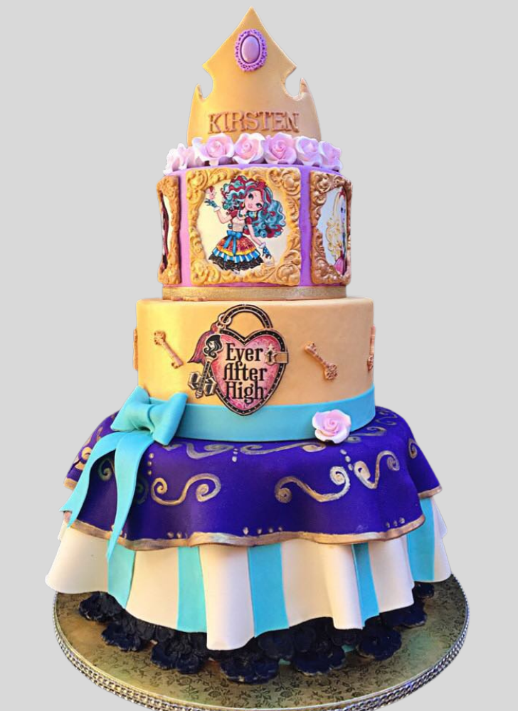 Resplendent Ever After High Cake