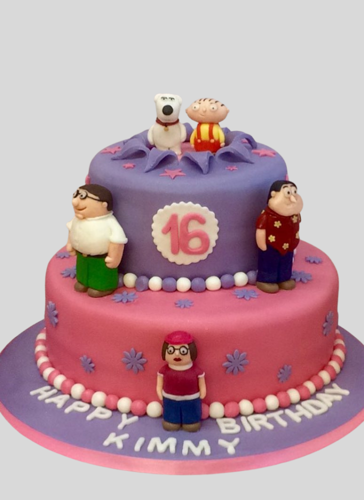 Beauteous Family Guy Cake
