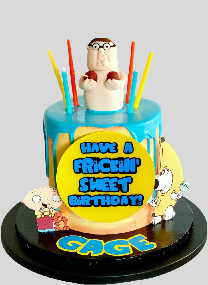 Comely Family Guy Cake