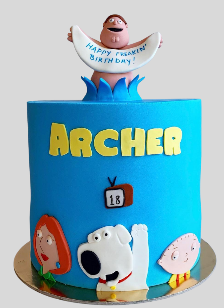 Delicate Family Guy Cake