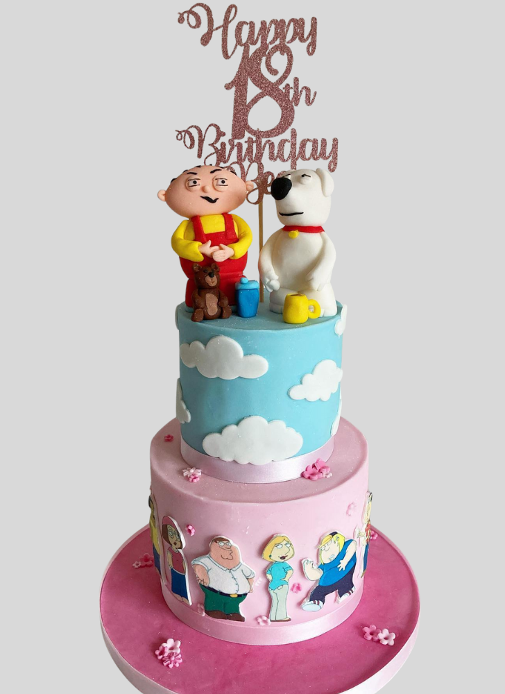 Marvelous Family Guy Cake