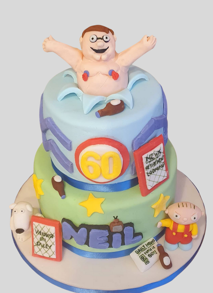 Pretty Family Guy Cake