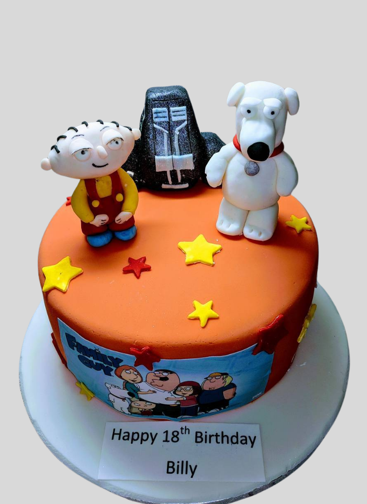 Resplendent Family Guy Cake
