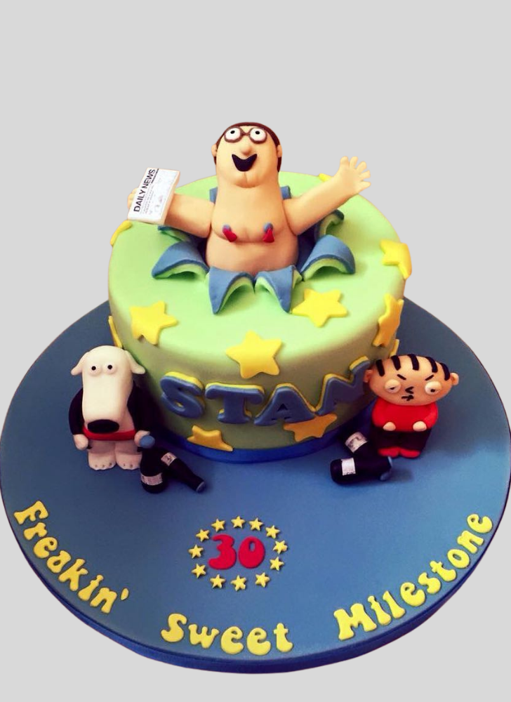 Shapely Family Guy Cake