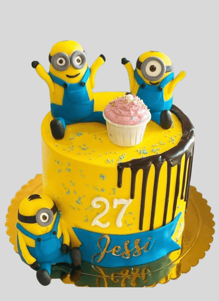 Cute Despicable Me Cake