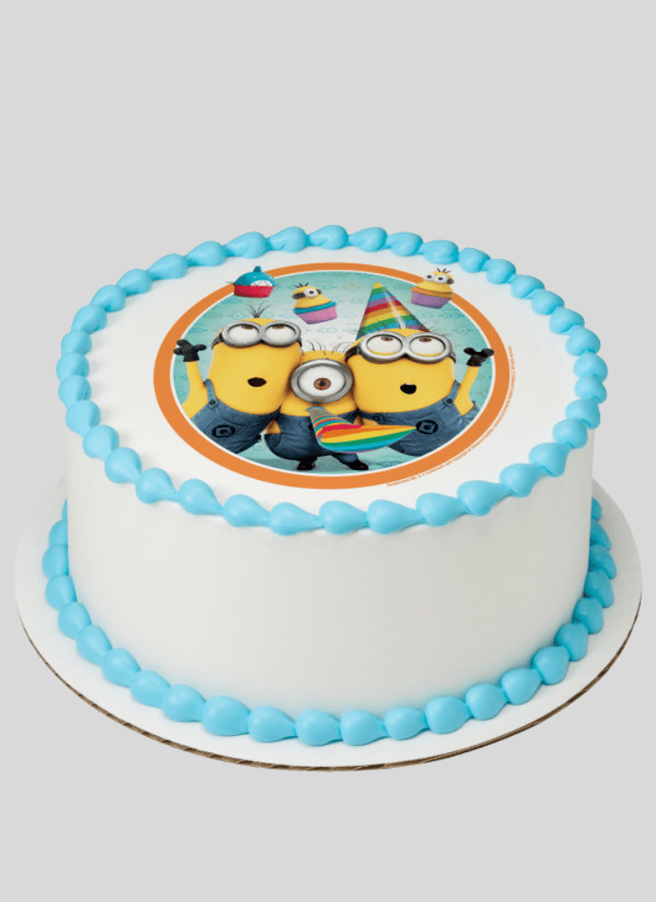 Delicate Despicable Me Cake