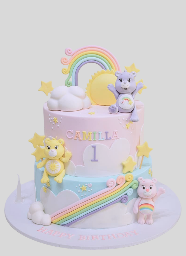 Charming Care Bears Cake