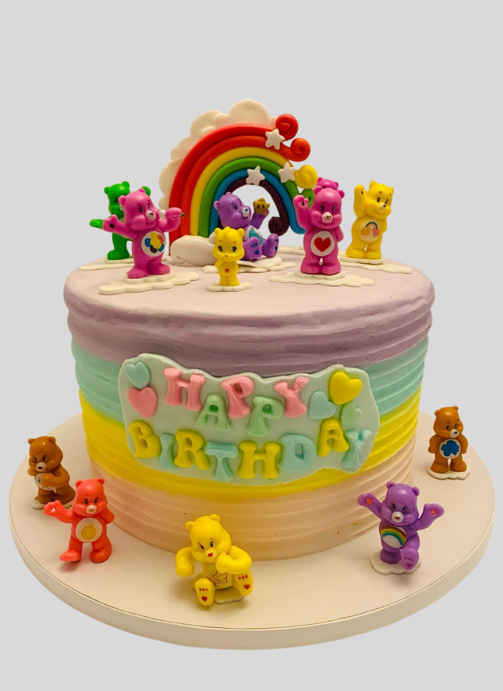 Cute Care Bears Cake