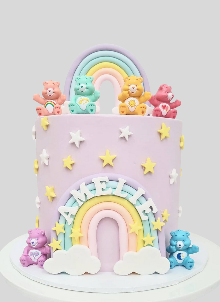 Dazzling Care Bears Cake