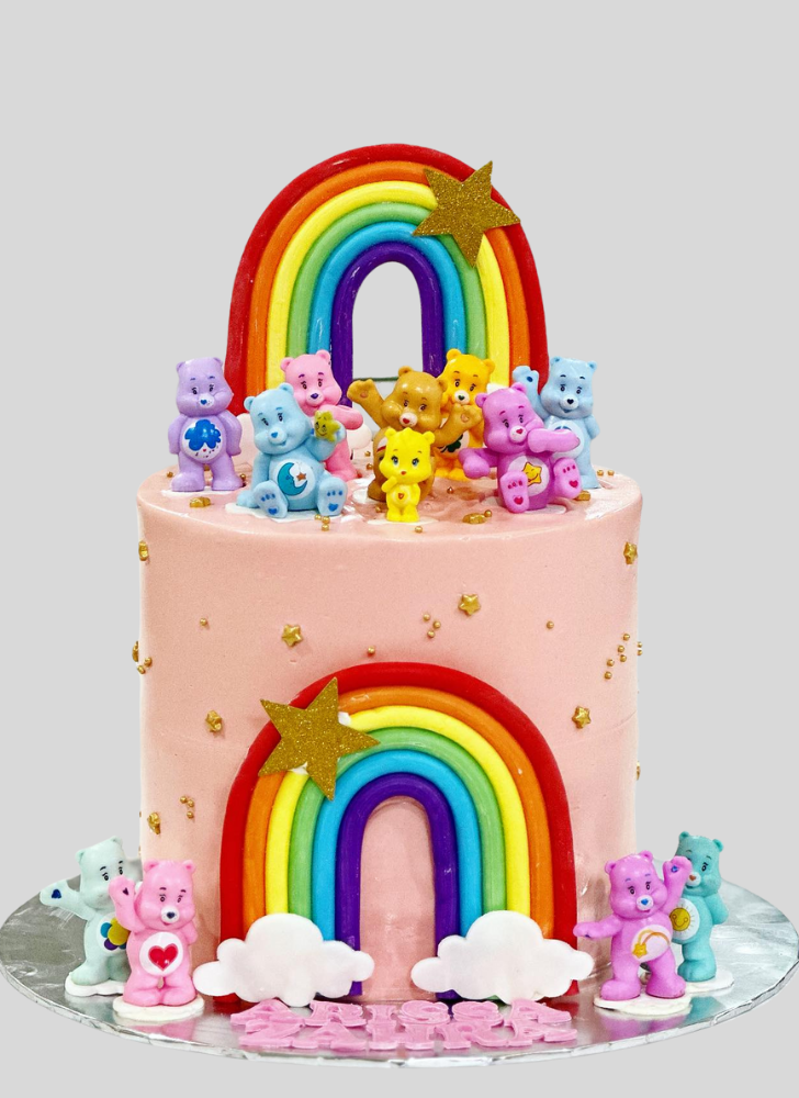Enthralling Care Bears Cake