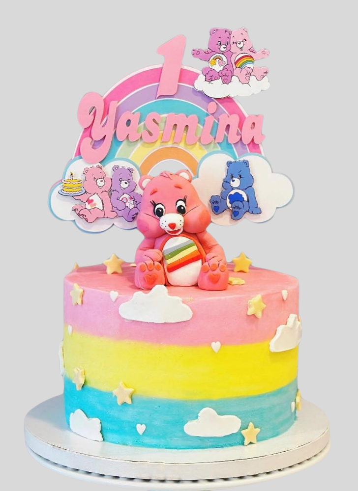 Graceful Care Bears Cake