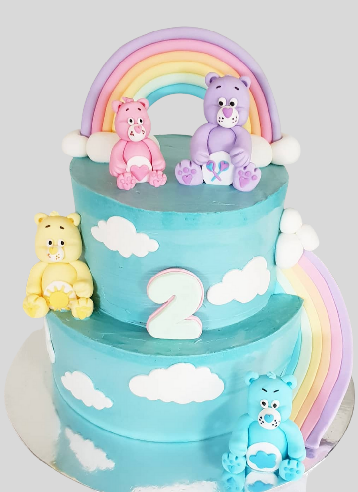 Resplendent Care Bears Cake