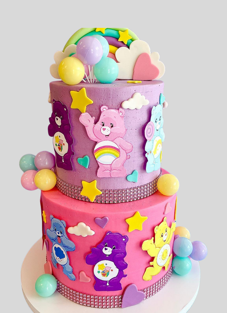 Splendid Care Bears Cake