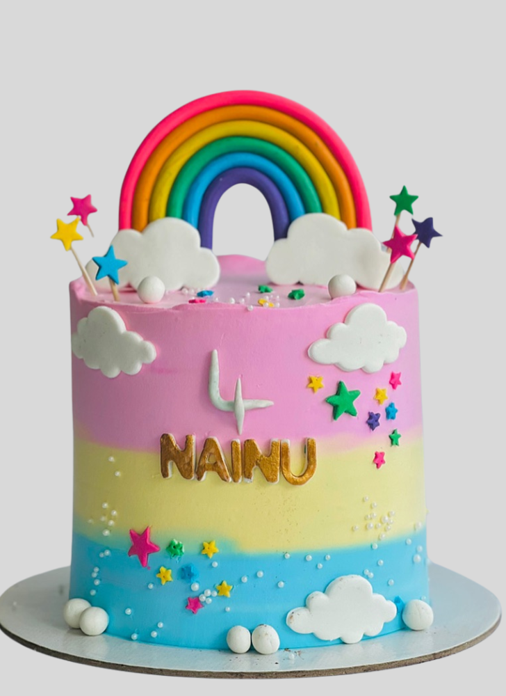 Cute Rainbow Brite Cake