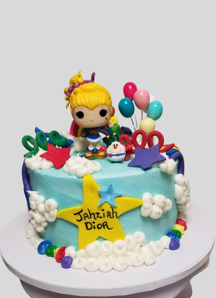 Divine Rainbow Brite Cake