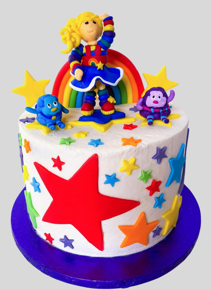Excellent Rainbow Brite Cake