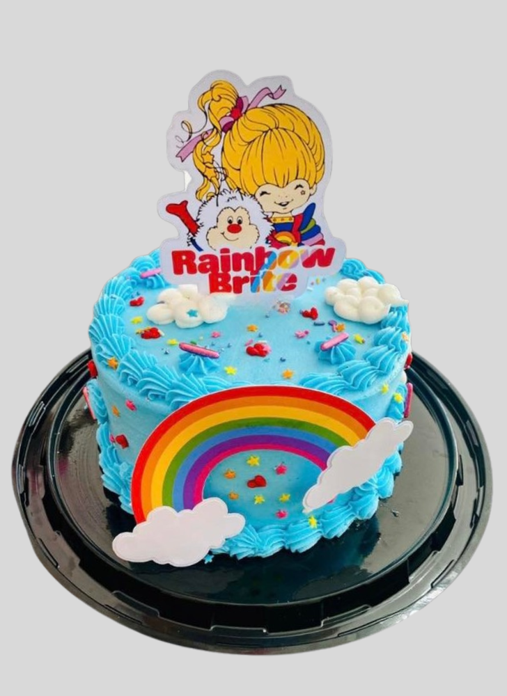 Grand Rainbow Brite Cake