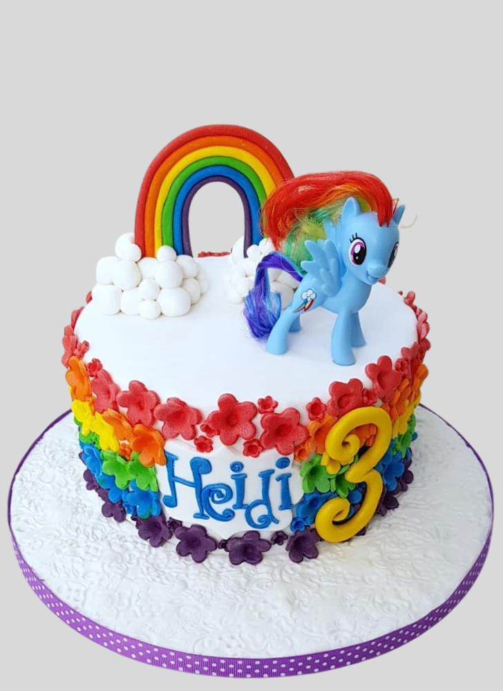 Magnetic Rainbow Brite Cake