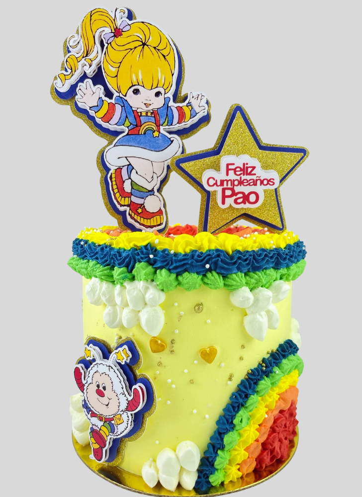 Marvelous Rainbow Brite Cake