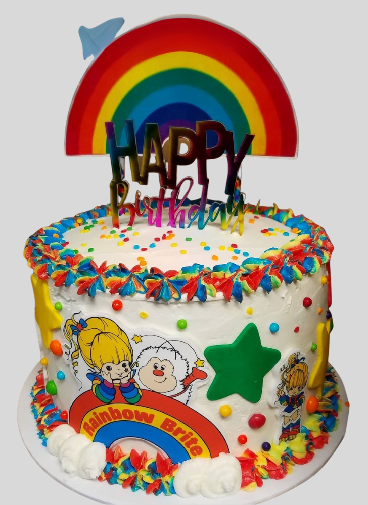 Splendid Rainbow Brite Cake