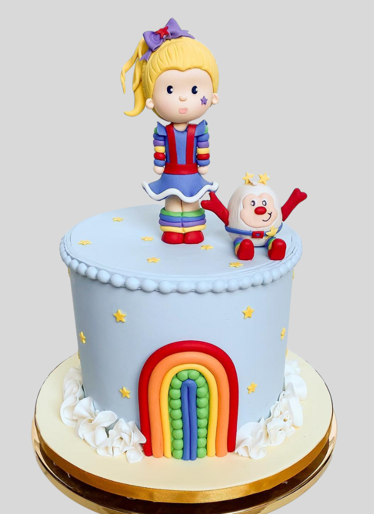 Superb Rainbow Brite Cake