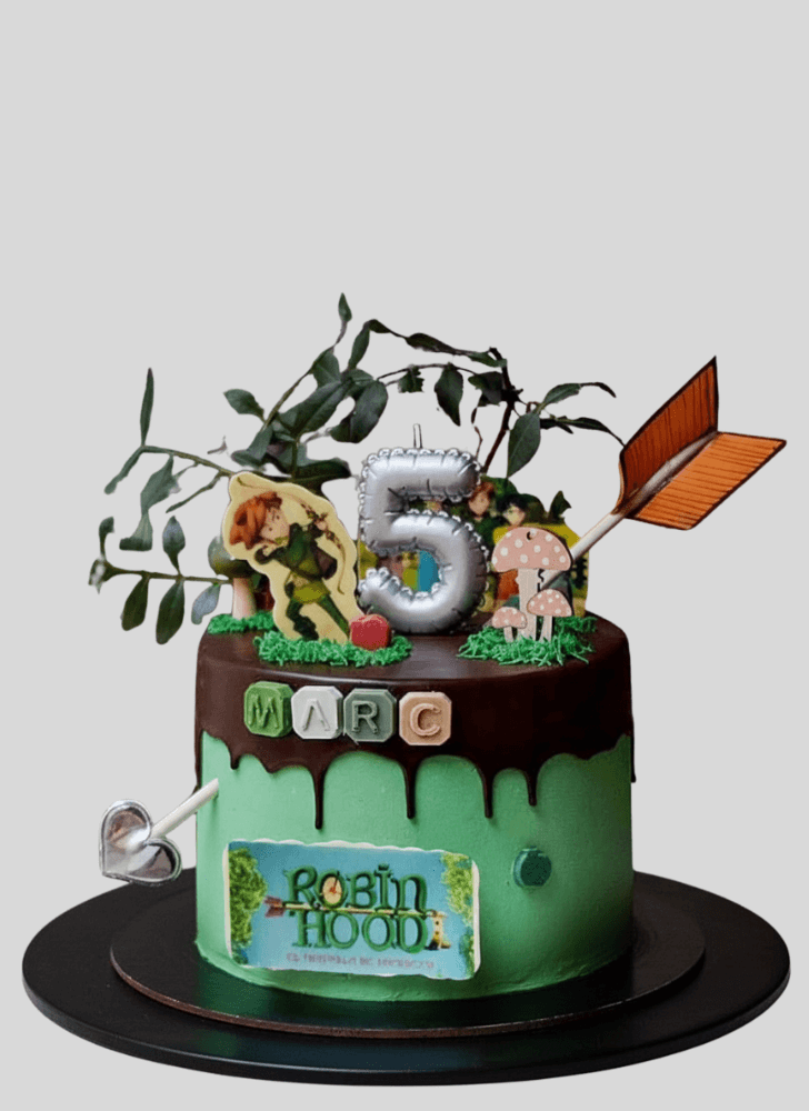 Beauteous Robin Hood Cake