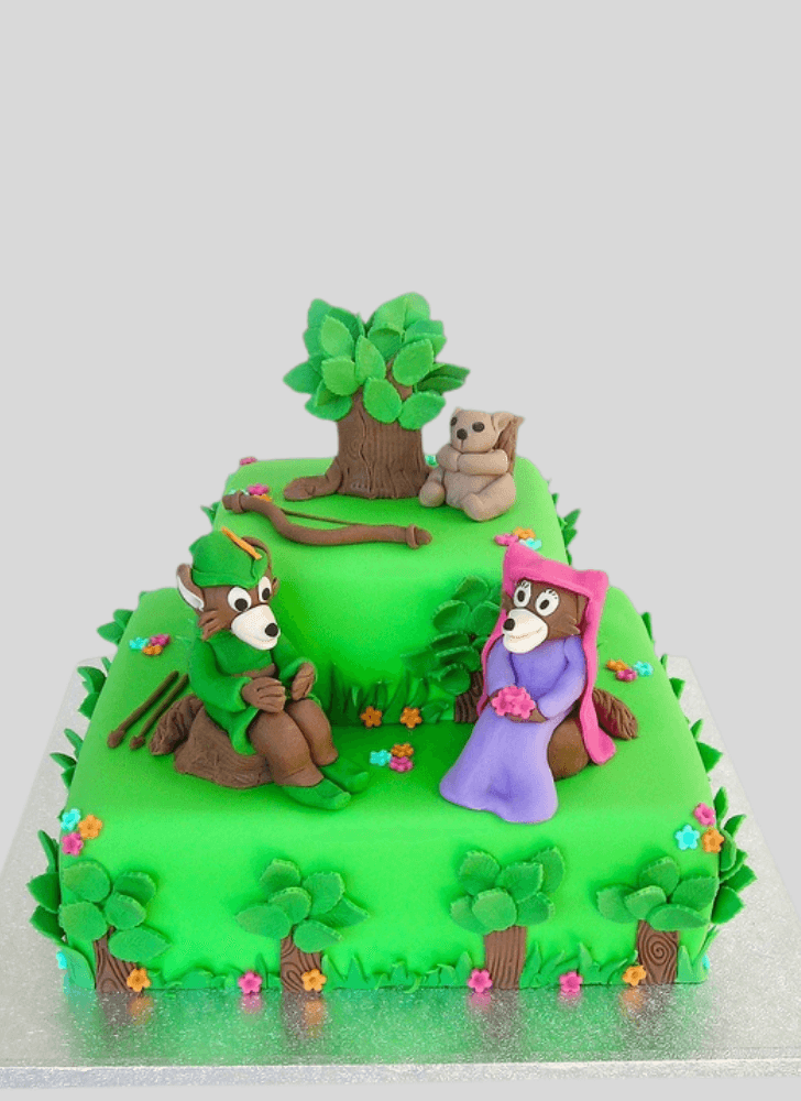 Shapely Robin Hood Cake